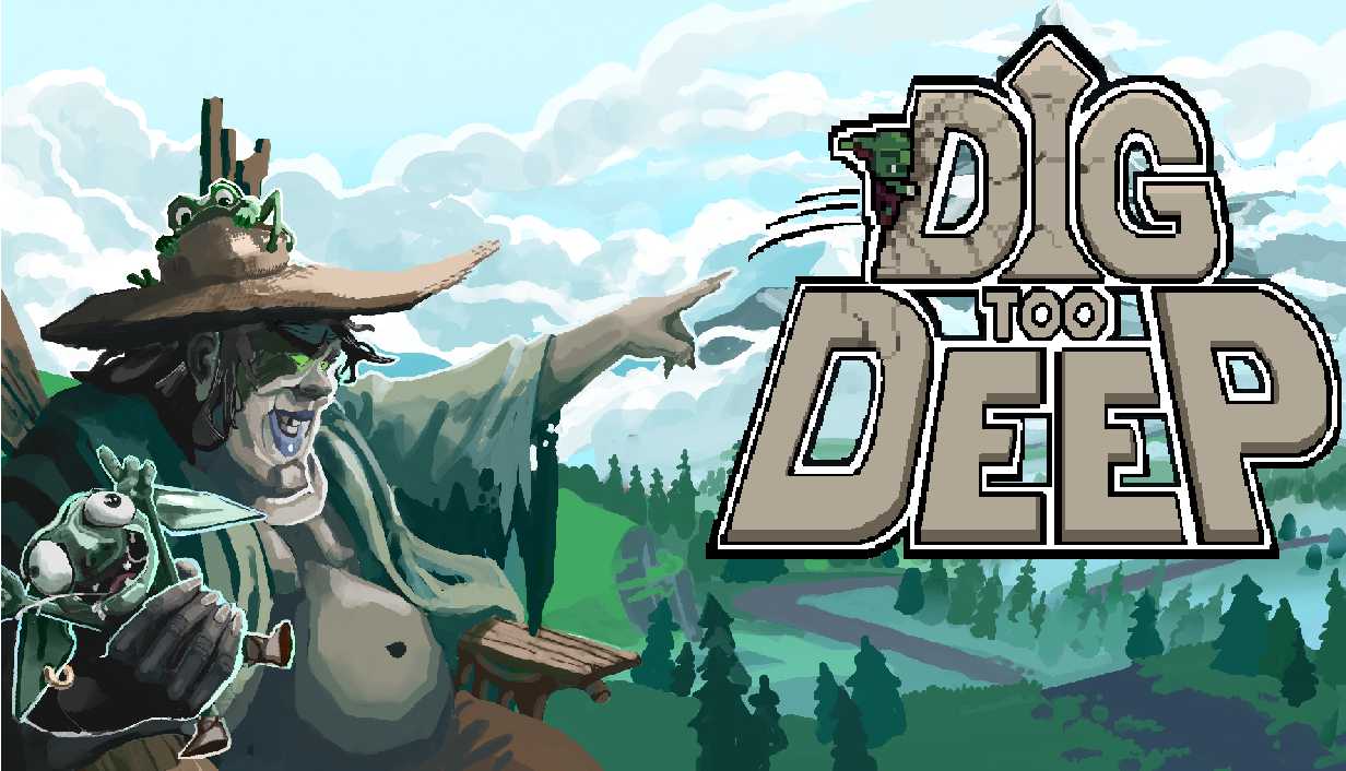 Dig Too Deep - A troll throwing goblins at enemies